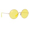Ray-Ban-Yellow-Round-Sunglasses-For-Women-RB3592